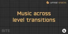 Persistent music across levels